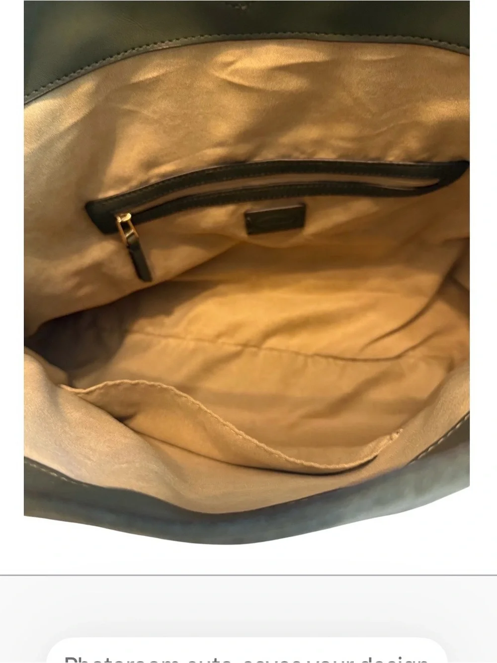 NWT Scoop Faux Suede Hobo Tote Bag Olive Green Large Shoulder Purse